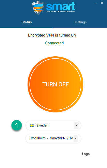 Configure SmartDNS VPN client on Windows 10
