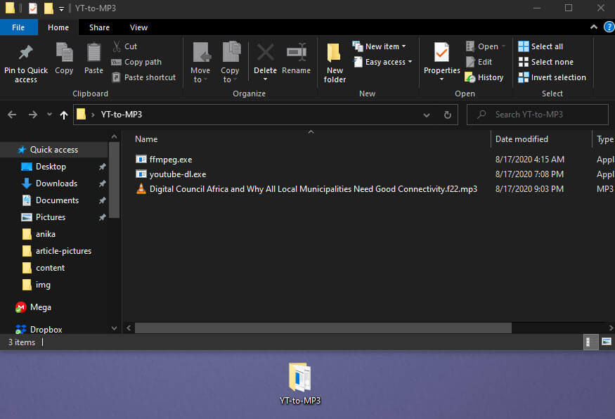 Convert Youtube videos to MP3 files
