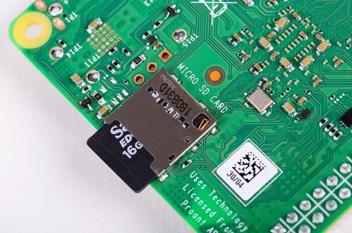 how to insert an sd card into a raspberry pi