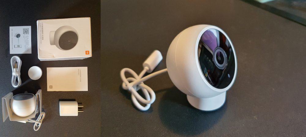 The unboxing of the Xiaomi MJSXJ02HL WiFi enabled smart indoor camera