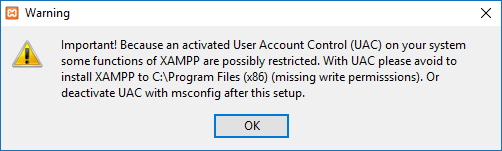 Installing xampp